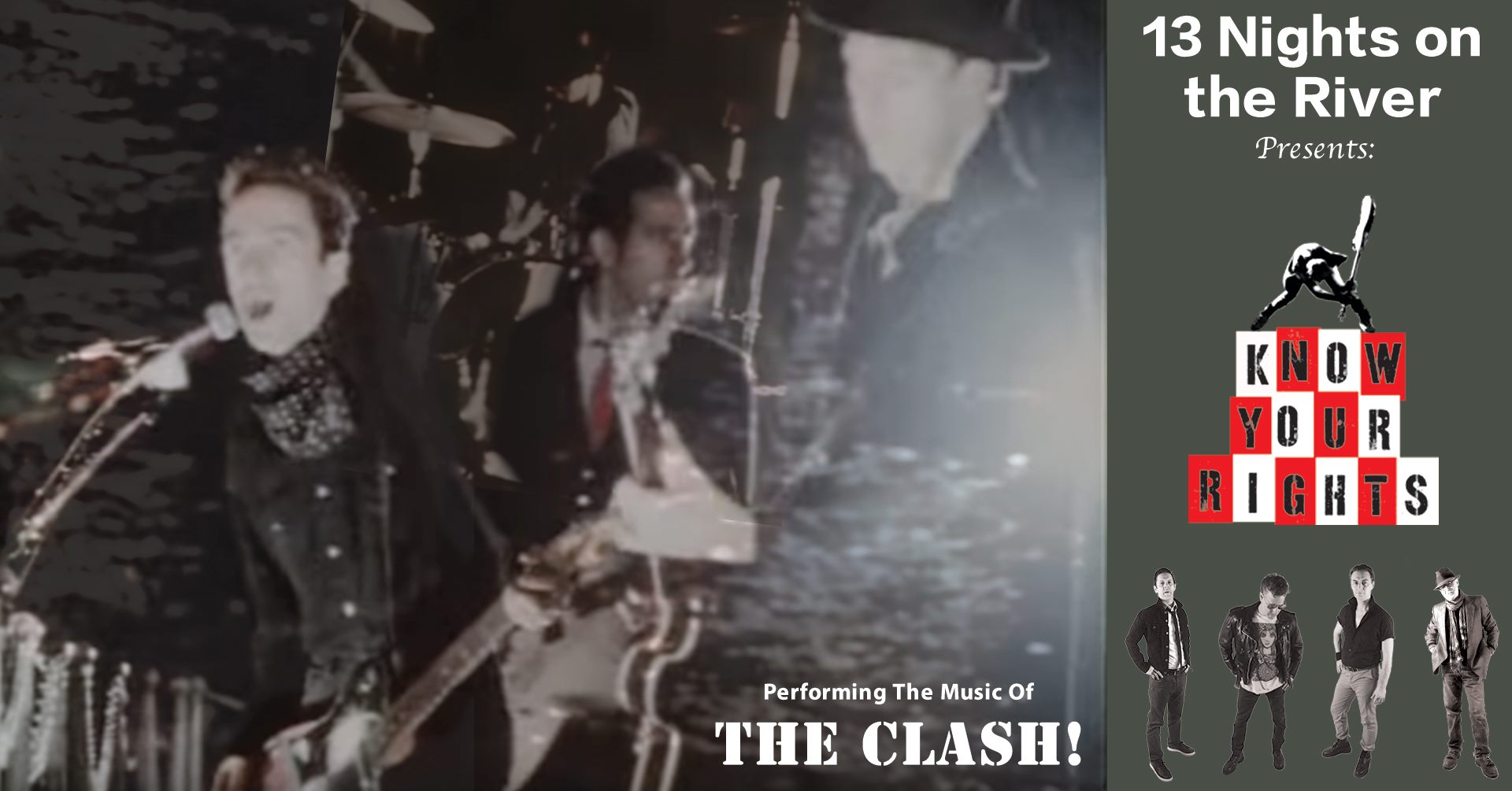 Know Your Rights, Clash tribute band, Events